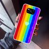 Rainbow Gradient Love Phone Case For Xiaomi Poco X5 X6 X7 Pro F7 Ultra M7 Redmi 15C 15 13C 13 12C 12 10 10C 10A 9 9C 9T 9A Cover