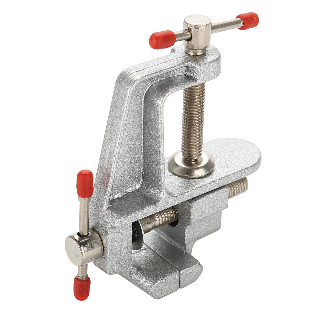 Bench Vise, Aluminum Alloy   Table Clamp Vice Small Table Clamp Jewelry Carving Tool Table Vise   Vise with   Jaw for Watch Sculpture