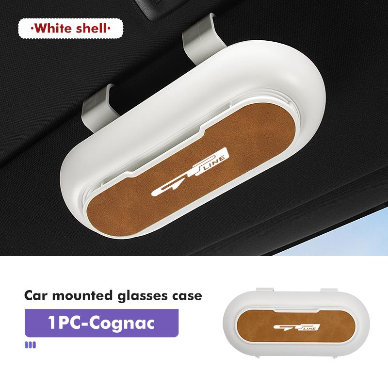 For KIA Car Sunglasses Holder Sun Visor Eyeglass Hanger Clip Auto Accessories K5 K2 Optima Soul Spectra Niro Cadenza Sephia kcwx20