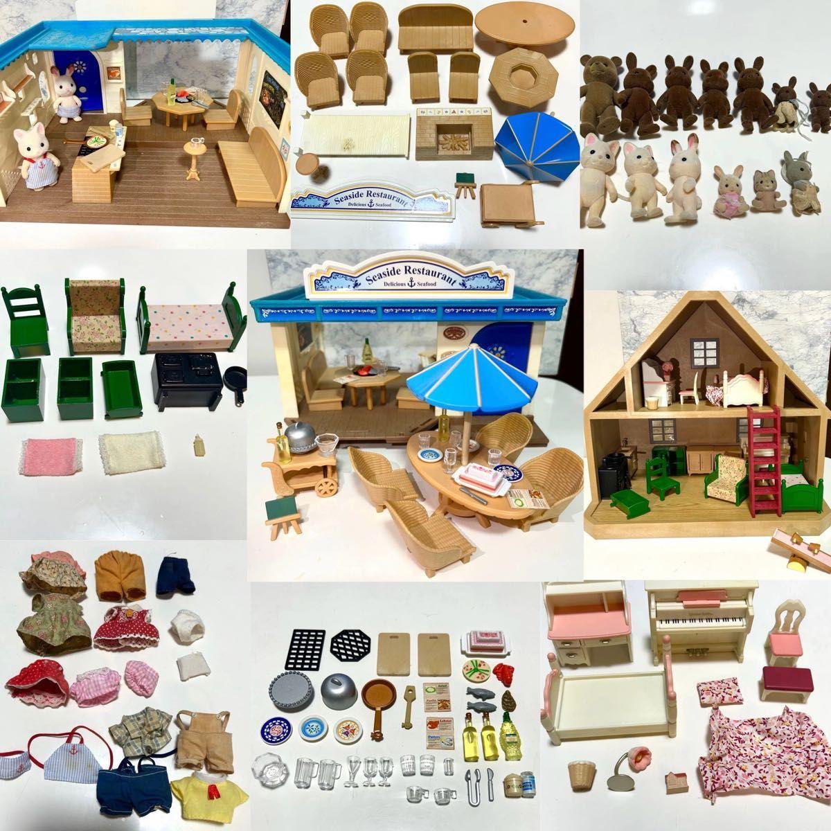 Б/у куклы Sylvanian Families Первые Sylvanian Families Давайте играть на лодке у моря Дом Игрушки Мебель Кукольный домик Набор Аксессуары