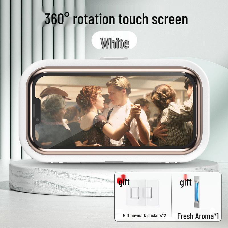 Waterproof Anti-Fog Rotatable Phone Holder for Bathroom & Kitchen