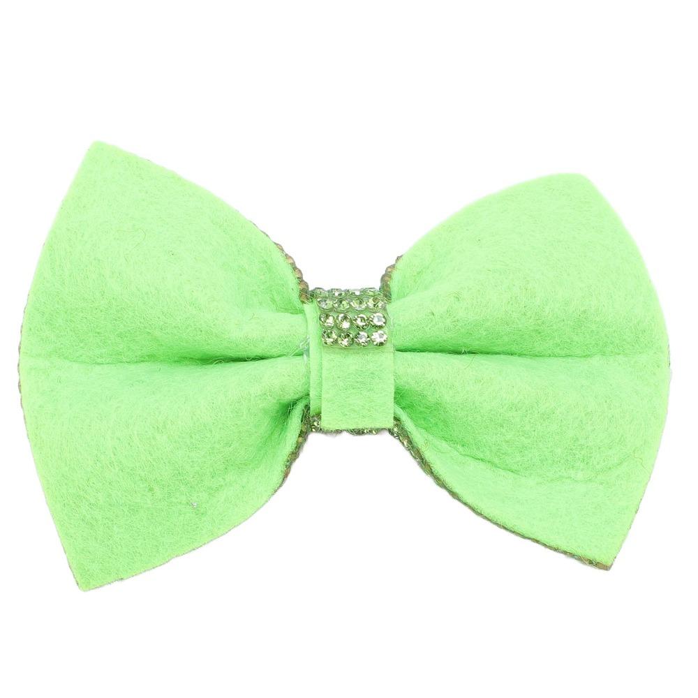 2pcs Shiny Design Glitter Hair Bows Sparkly Sequin Bow Hair Accessories Sequin Hair Clips For Women