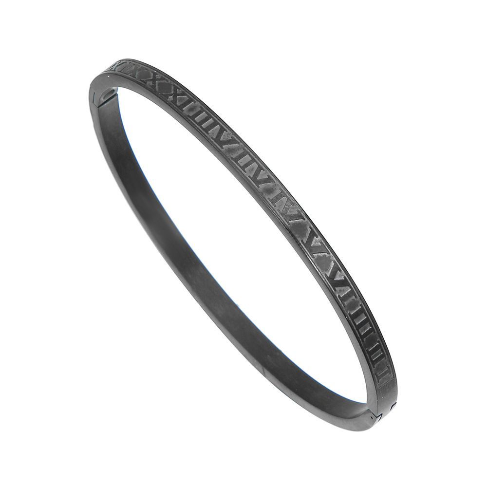 Oversized Roman Letters Electric Hip Hop Open Couple Bracelet Punk Style