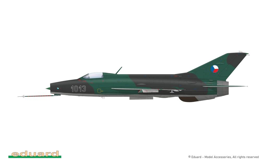 Eduard 1/48 Limited Edition MiG-21F-13 Czechoslovak Air Force Plastic Model Kit EDU11190 (Airplane)