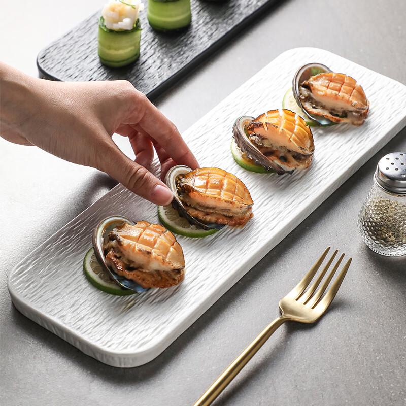 Nordic Ceramic Rectangular Multi-purpose Flat Plate