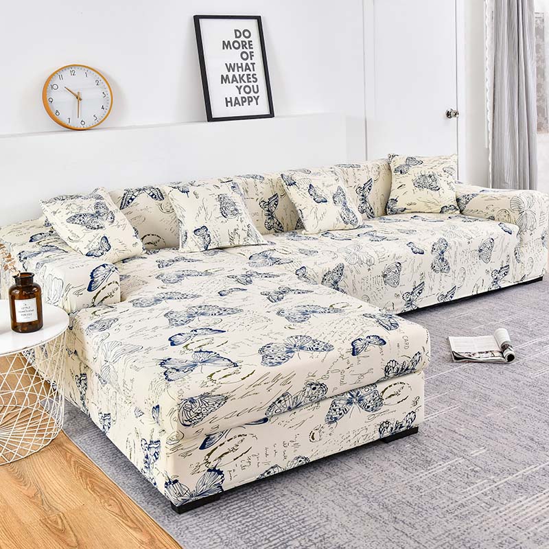 Elastic Sofa Covers for Living Room L Shape Sofa Need Buy 2 Pieces Stretch Corner Couch Cover Slipcovers Armchair 1/2/3/4 Seater
