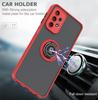 Armor Hard PC Matte Case For Samsung Galaxy A13 A23 A33 A53 A73 5G M23 M33 M53 M13 Cover Ring Magnetic Stand Holder Fundas Coque