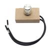 LED Stepless Dimming 120V/240VAC Rotary Knob Dimmer LED Brightness Controller for Halogen Lamp LED Incandescent