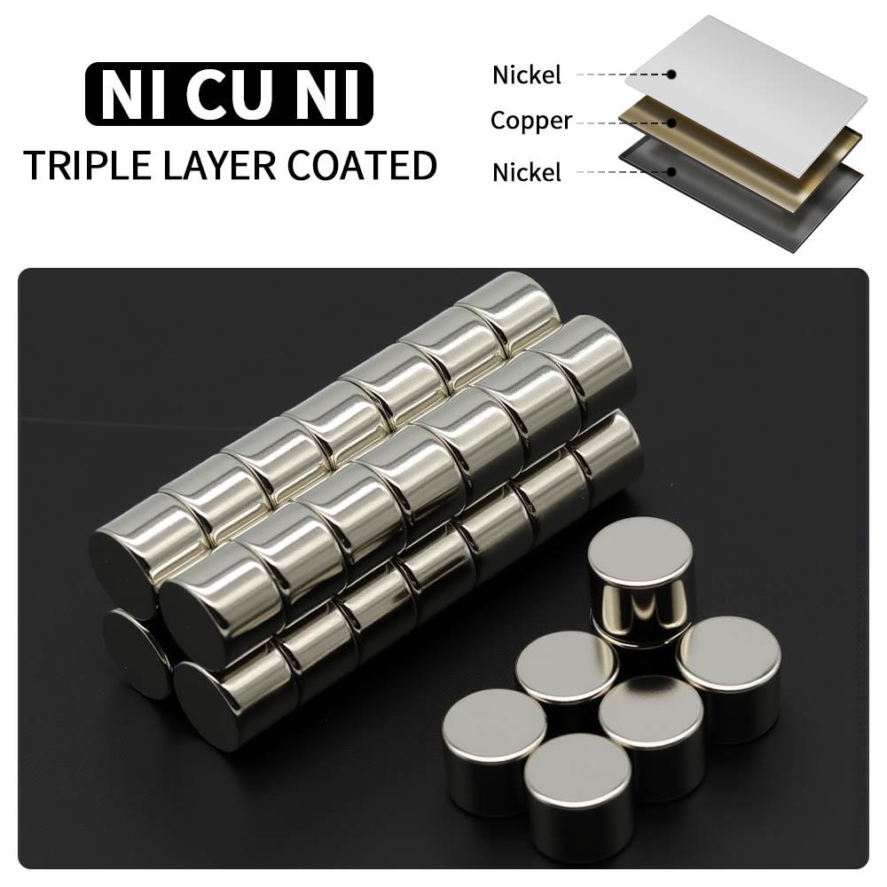 10x8mm Powerful Neodymium Magnet N35 NdfeB Permanent Magnetic imanes Round Super Strong Fridge Magnets DIY