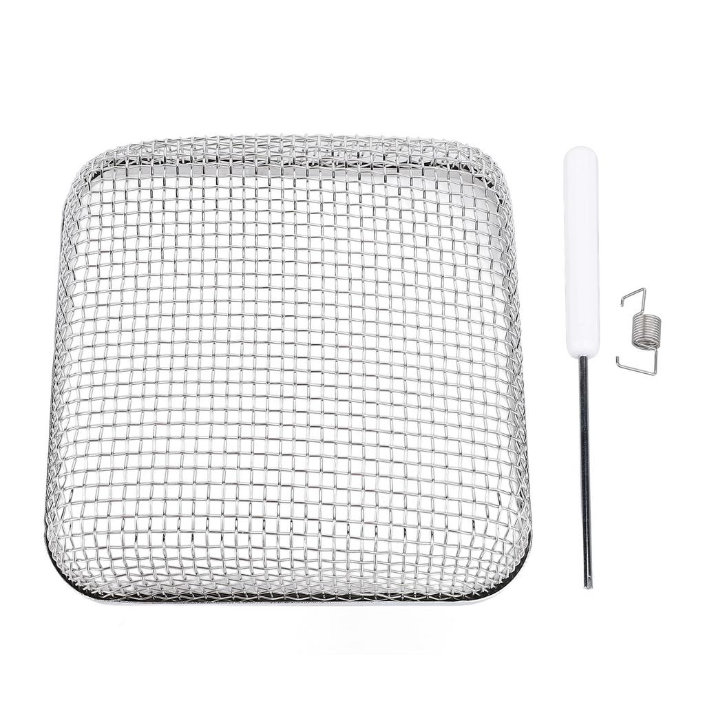 RV Furnace Vent Screen 4.5 X 4.5 X 1.3in with Installation Tool Stainless Steel Mesh Vent Cover for RV Water Heater