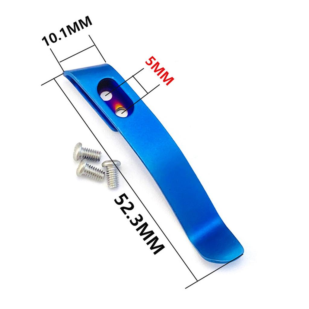 Rustproof 420 Grade Metal Pockets Clip Cutter Clip Accessories For Secure Cutter Mounting And Convenient Everyday Carry