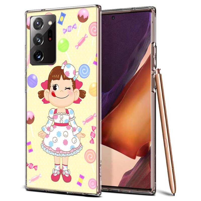 F-Fujiya M-Milky P-Peko C-chan Cartoon Phone Case for Samsung A55 A35 A25 A15 A07 A05S A16 A17 A26 A36 A37 A56 A57 Galaxy Note 2