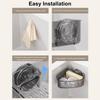 2PCS Sink Corner Drain Box with Drain Hole Plastic Sink Storage Rack Holder Suction Cup Mount for Sponges Scrubbers