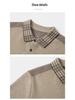 Men’s Lapel Thick Warm Knit Jacquard Polo Sweater - Autumn/Winter Collection