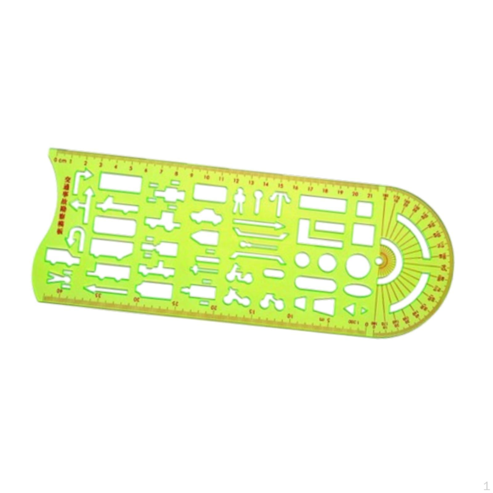 

Линейка для рисования дорожно-транспортных происшествий, компактная, профессиональная, портативная, для маркировки и измерения