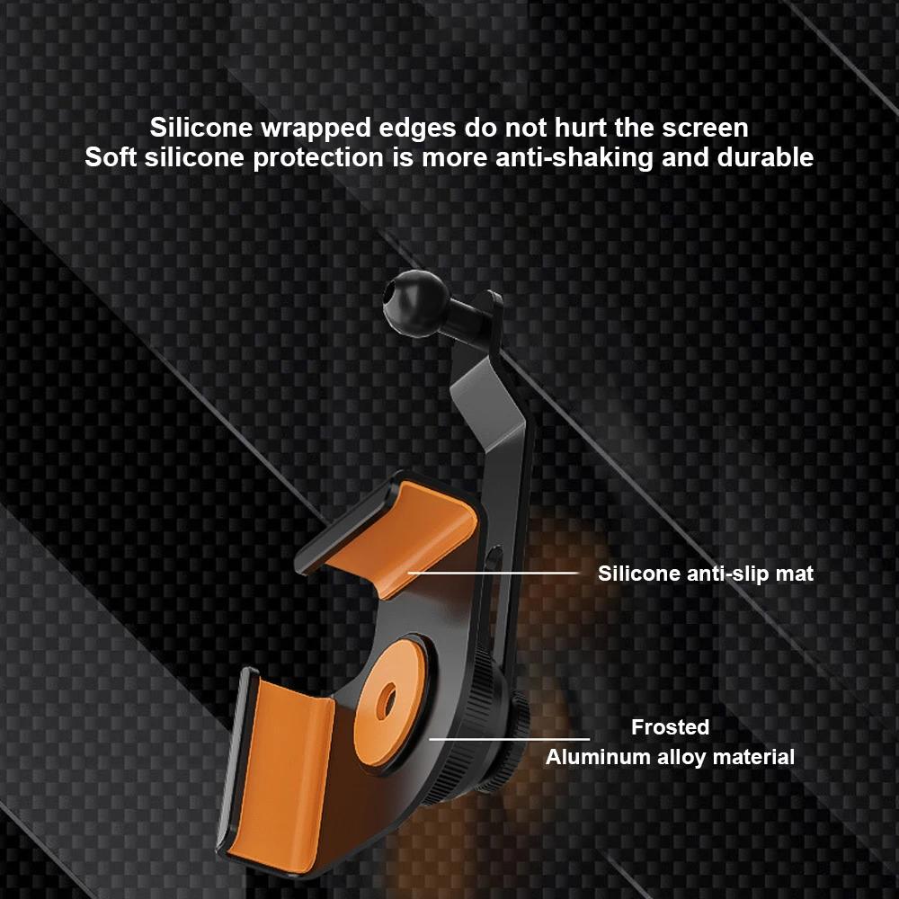 Phone Holders for Your Car Screen 360 Degree Rotation with Anti-slip Silicone Mat Universal 17mm Ball Heads Car Dash Phone Mount