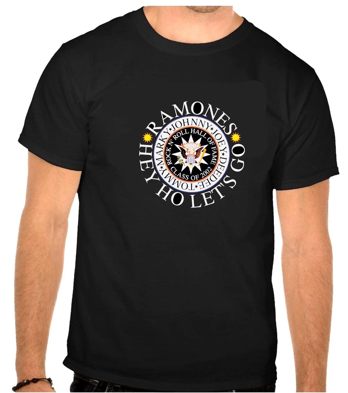 

Ramones Rock Music Logo Black T-Shirt -1217- 4XL