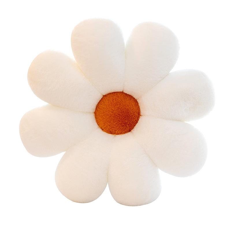 Rabbit fur daisy flower seat cushion throw pillow cute car cushion sofa decoration throw pillow bay window cushion