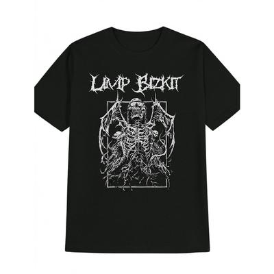 Tallas Europeas Camiseta Gráfica Vintage de Terror para Hombre Estampado, Camiseta Casual de Verano Y2K, Camisa de Cuello Redondo para Hombre, Top de Moda para Atuendo Casual, Top de Corte Regular