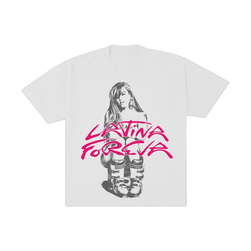 

Karol G LATINA FOREVA Ski Tshirt UNISEX and Women Summer Cotton Clothing Casual Fashion Round Neck Short Sleeved Top Streetwear 4XL