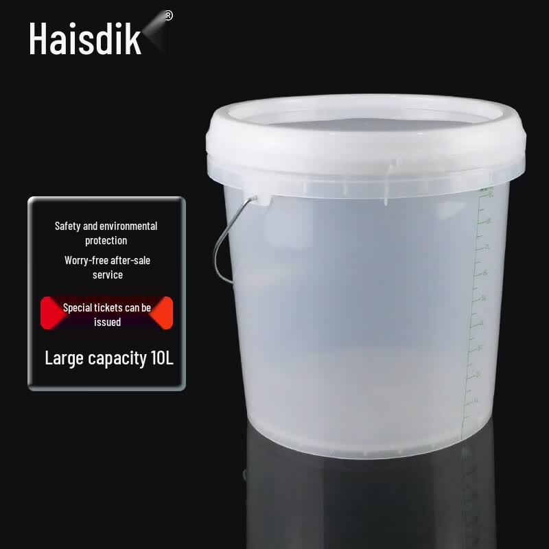 Haistik 10L Transparent Graduated Sealing Bucket