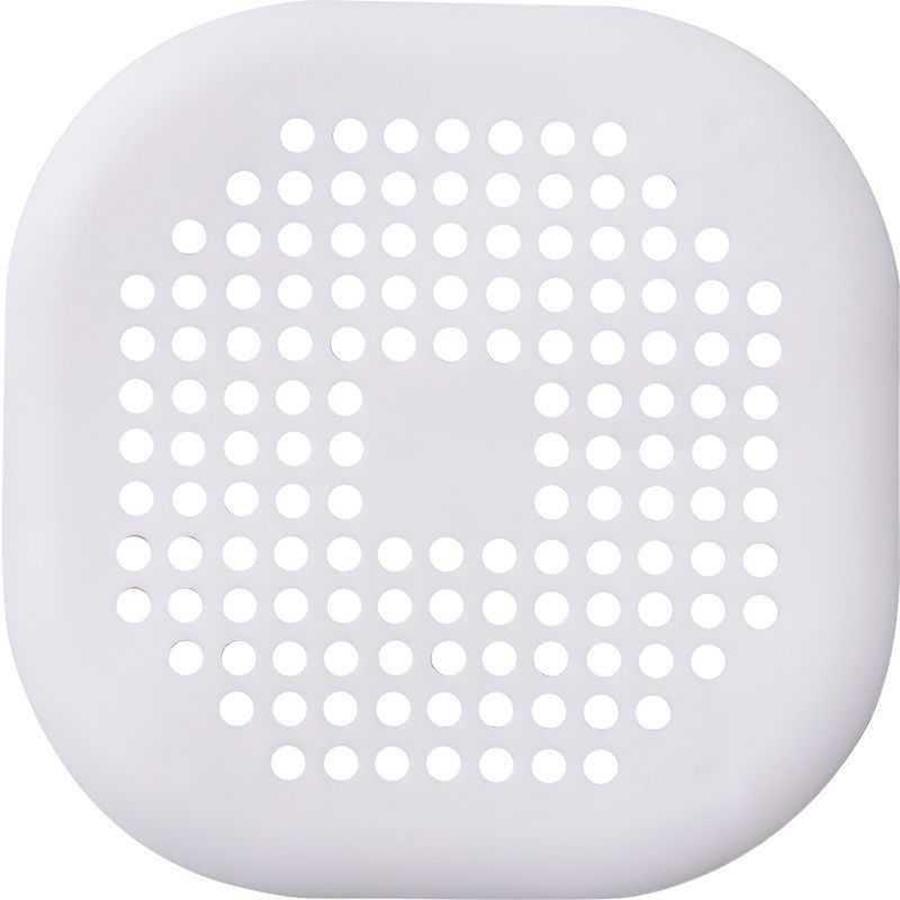 Square Silicone Floor Drain Sticker Bathroom Sewer Hair Filter Drain Cover Home Bathroom Floor Drain Mat