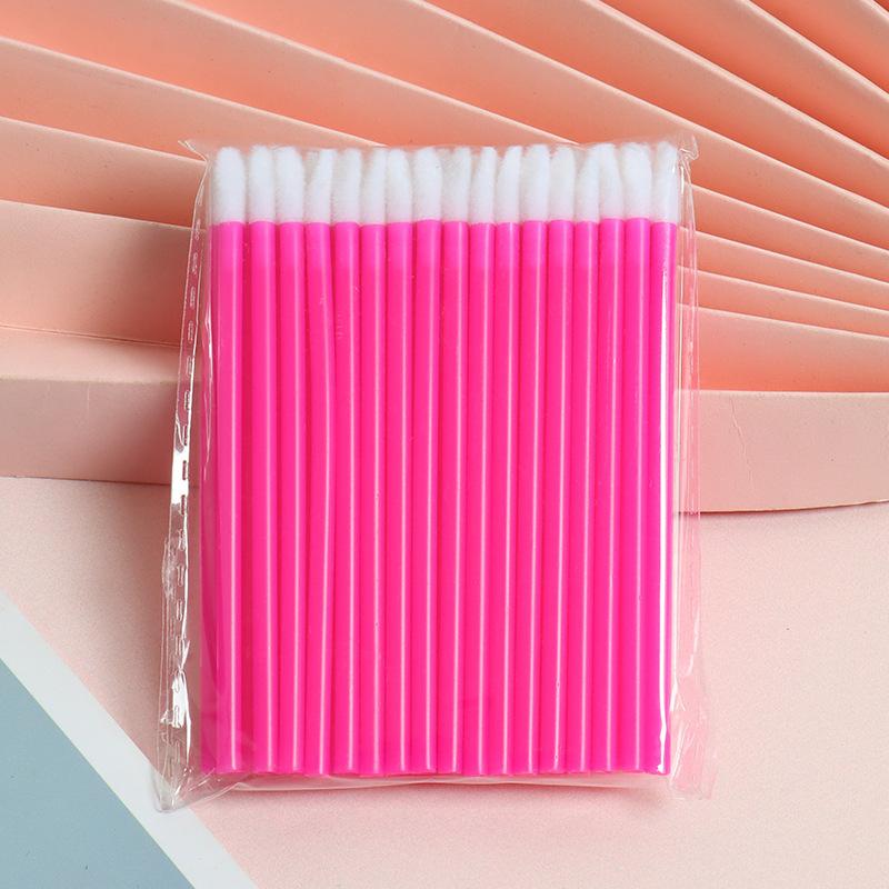 Wholesale Disposable 50Pcs/Bag Makeup Lip Brush Portable Lip Applicator for Lip Gloss&Eyelash Extension Plastic bag розы красного