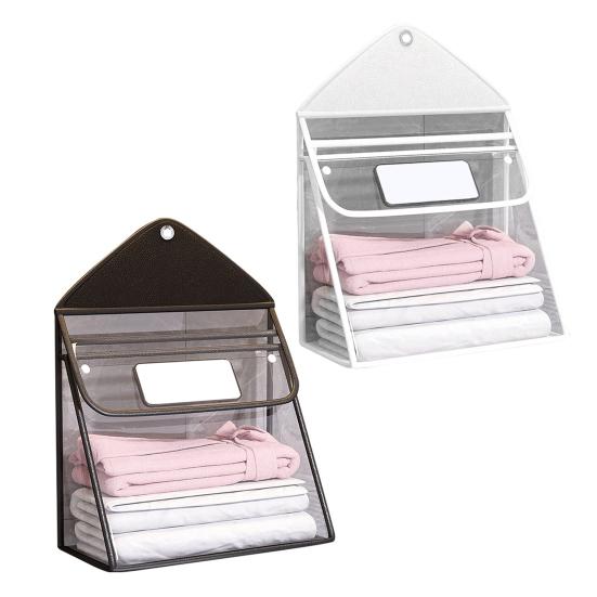 Yousheng Bathroom Hanging Bag Storage Organizer Large Capacity Waterproof Transparent Cosmetic Clothing Bag Container