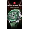 POEDAGAR Luxury Men Watch Luminous Week Date Digital LED Quartz Clock Alarm Dual Time Display Electronic Watches