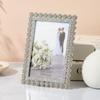 Modern Nordic Metal Diamond-Embellished Photo Frame for Table or Wall Display
