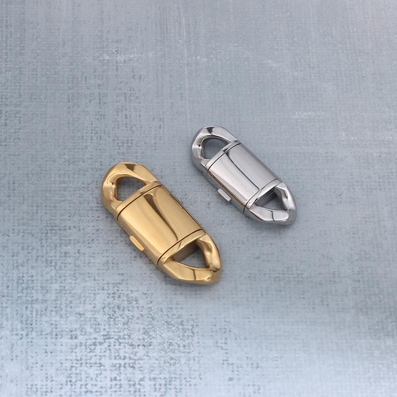 Edelstahl Cuban Link Kette Verschlüsse Schnalle Verbinder Für Hip Hop Kette Armband Halskette Schmuckherstellung Diy Zubehör