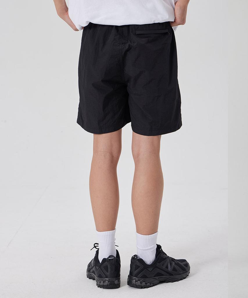 ASTRAL PROJECTION Basic Comfortable Nylon Shorts_Black