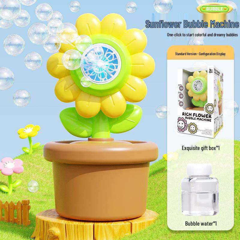 Unicorn Electric Bubble Maker: Kids' Automatic Light-Up Bubble Gun Gift