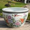 Large Ceramic Fish and Water Plant Tank, Ideal for Lotus, Water Lily, or Turtle In Courtyard or Hotel.