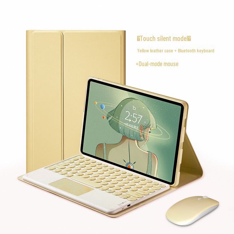 iPad Pro 11 Bluetooth Keyboard Leather Case 10th Gen 10.9 with Pen Slot - Magnetic Tablet Protective Shell 10.2