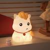 Silicone Material Pony Night Light Touch Control Atmosphere Light Eye-Caring Lamp  Children's Room