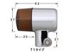 POSH FAITH Motorcycle Turn Turn Set for Kawasaki Chrome Body with Orange Signals, 71-Type Signals, Model-Specific 250TR, Lenses, 074091-33