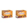 Santoor Sandal and Turmeric Bathing Soap Bar for Deeply Moisturizing All Skin Types To Achieve Soft and Radiant Glow Pack of 2 4N X 150g