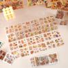 100PCS DIY Children Sticker Cartoon Capybara Hand Ledger Sticker  Birthday Gift