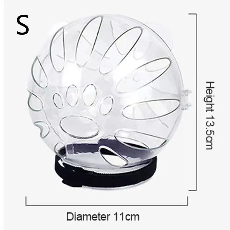 Cat Space Helmet Grooming Kit Breathable Muzzle Mask Anti-Bite Bathing Supplies for Cats
