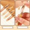 4Pcs Cute Cartoon Capybara Erasable Neutral Pen 0.5mm Student School Office Stationery Washable Writing Pen