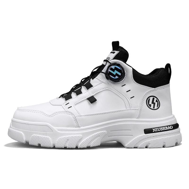 2025 autumn middle help men's shoes trend versatile men's boots outdoor men's shoes one pedal fashion shoes youth casual shoes