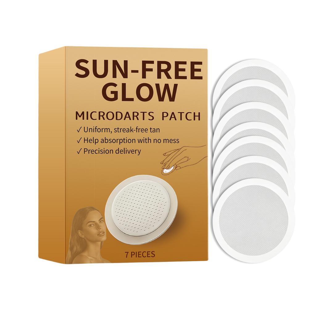 Taches Bronzantes Corporelles Sombreur d'Été Sans Soleil Peau Blé Doré Peau-Friendly Taches de Bronzage 7pcs