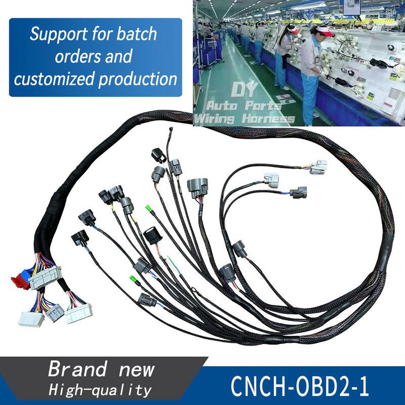 CNCH-OBD2-1 for Honda Civic Acura Integra 1992-2000 B16 B18 D16 OBD2 Engine Harness OEM Wire Harness, Durable Wire Assembly