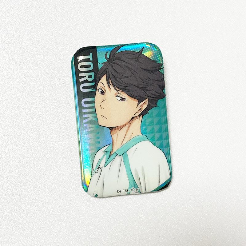 Originale Haikyuu!! Spilla Laser Anime - Design di Hinata e Kageyama