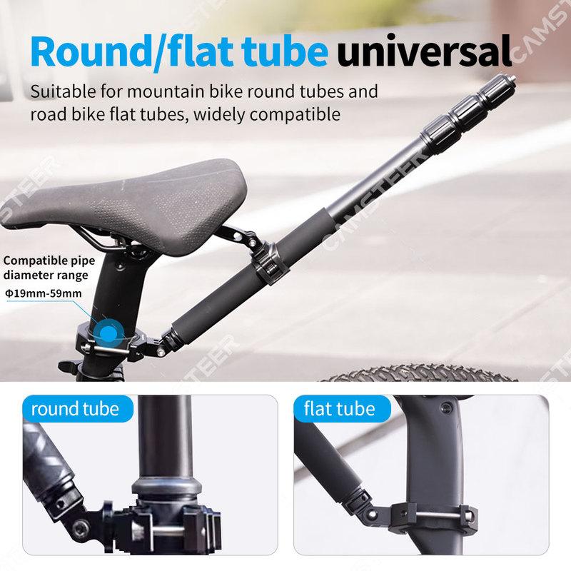 Camsteer Bicycle Backseat Mount 3rd Person View GoPro 13 12 Camera Brackets for Insta360 X5 X4 AcePro DJI Osmo360 Action 6 5Pro