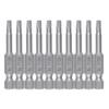 10Pcs Blossom Screwdriver Bit Set 1/4Inch Blossom Screwdriver Bit Set Magnetic Adapter Hex Screwdriver Bit Repair Tool