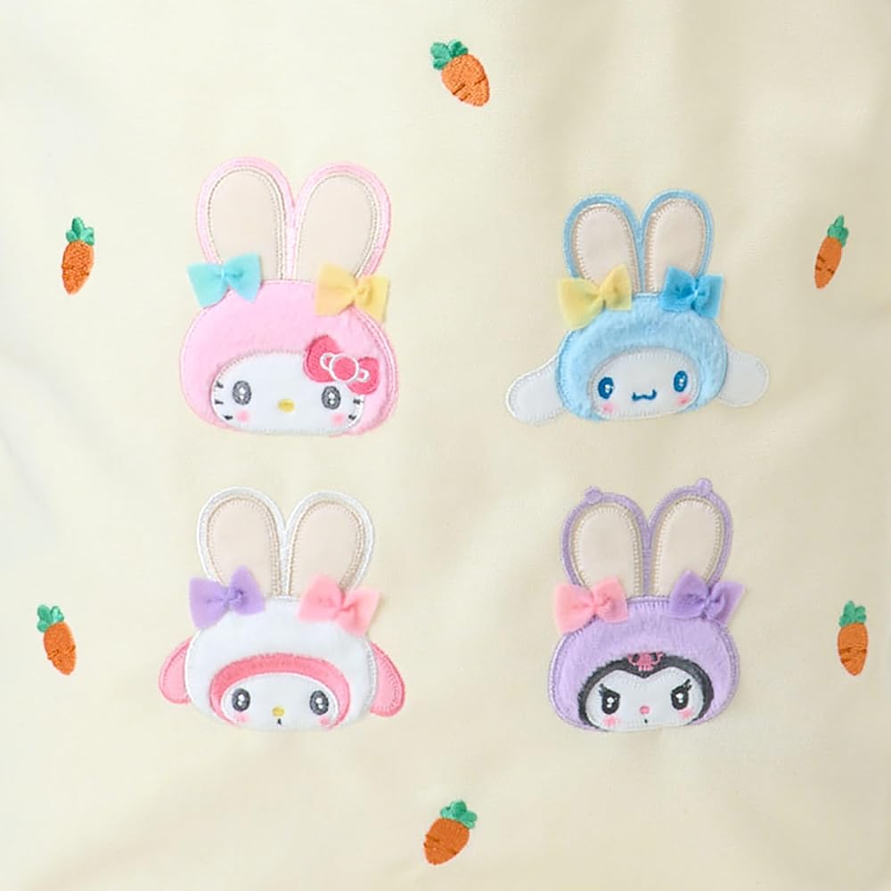 Sanrio Rabbit Ears Tote Bag A4 Size Suitable for Ages 3 and Up Sanrio Characters