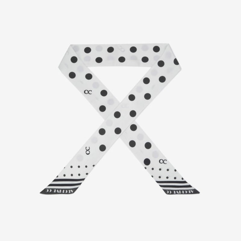 

CC collect silk printed twilly scarf IV_C254PHA002 single type