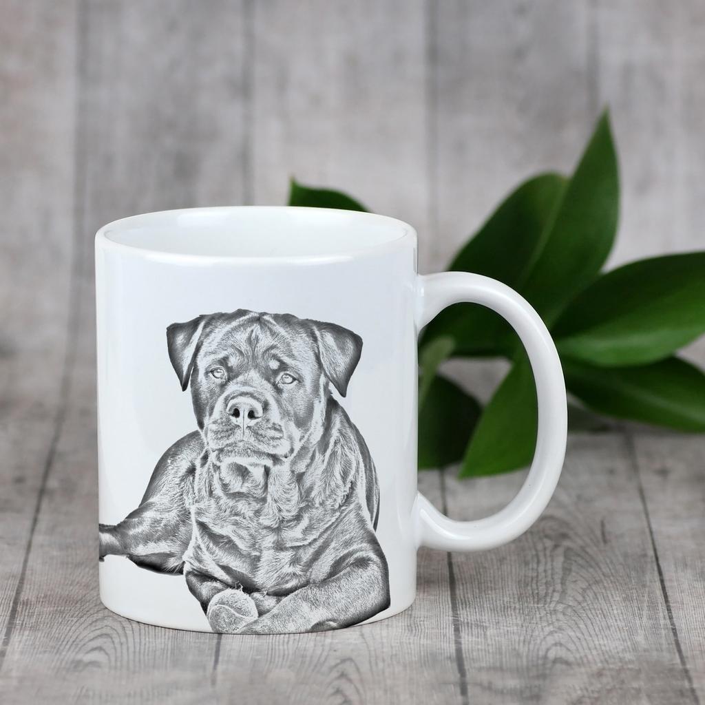Rottweiler, Rott, Rottie - cup with a dog, personalized cup with a print, a classic gift for everyone from the Art-Dog brand